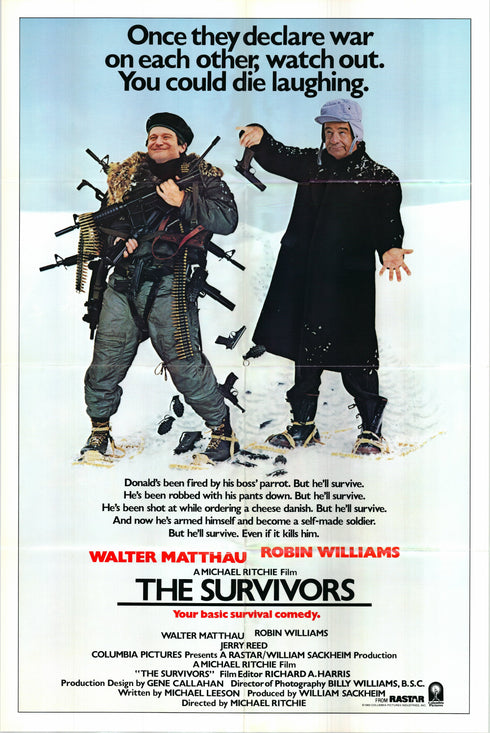 the survivors 1983 one sheet poster folded